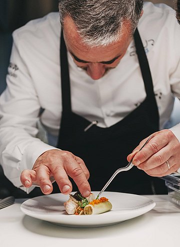 En el restaurante Epur se ofrecen 9 platos que pueden variar según la temporada de los alimentos